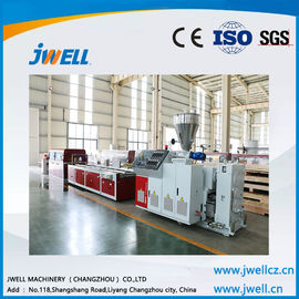 Jwell WPC products produced by two step extrusion machine famous brand plastic profile extrusion line