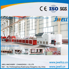 Jwell good bending strength WPC PE floor profile extrusion line